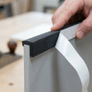 Black Expanded EPDM Foam Strip 50x6mm, Self Adhesive - 10m Roll (view 2)