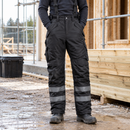 Waterproof Light Padded Work Trousers with Taped Seams - Black