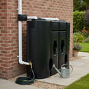 Dark Slate Gray Premium Slimline Tall 1900 Litre Baffled Water Butt - Heavy Duty