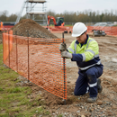 Dim Gray Heavy Duty Barrier Fencing Pins - Smooth 1350mm (Pack of 10)