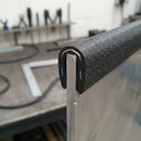 Steel-Reinforced Grip Edge Trim 14x9.5mm for 1-3mm Panels - 5m PVC (view 2)