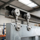 2 Wheel Hanger for Metal Doors with Steel Wheels