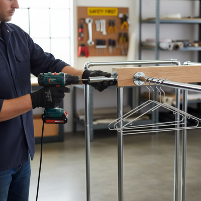 25mm Round Heavy Duty Tube for Wardrobe Rails and Curtain Poles