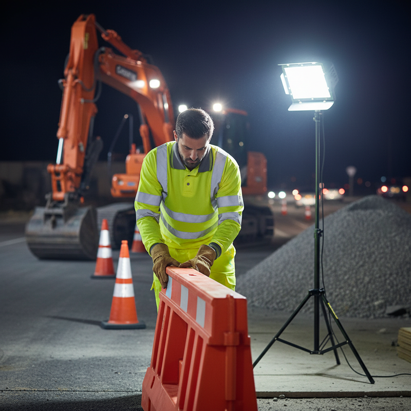 Dark Slate Gray Long Sleeve High-Visibility Polo Shirt in Vibrant Saturn Yellow