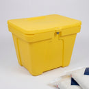 110 litre lockable grit bin, UV-stabilised polyethylene (view 2)