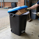 100 Litre Pedal Wheelie Bin with Colour-Coded Lid