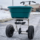 40L Stainless Steel Salt Spreader with Oscillating Agitator