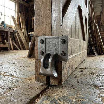 Cast Iron Plough Guide for Timber Door, 45-1 Channel