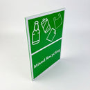 A4 bin signs – waste separation labels for recycling (view 2)