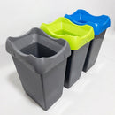Set of 3 Open-Top Recycling Bins – 50 Litre Capacity (view 2)