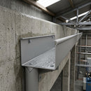 Aluminium Box Gutter Sample — 150mm Profile