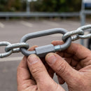 6mm Grey Steel Chain Link with Screw Fastener
