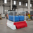 Slate Gray Heavy Duty Barrier Mesh Top Panel for Enhanced Site Security