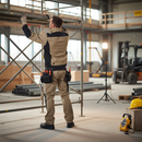 Dim Gray High-Performance Work Jacket with Cordura Reinforcement