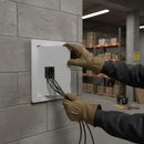 Premium White Plastic Access Panel 100 x 150 mm - Durable ABS Construction for Easy Access in Residential and Commercial Areas