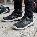S1PS Safety Trainer with Composite Toe Cap - Black/Mid Grey