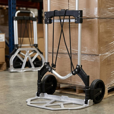 Folding Sack Truck 100kg Capacity Aluminium