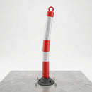 1150mm Flexible Traffic Bollard Red Reflective
