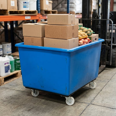 270 litre heavy-duty tapered truck, food-grade polyethylene