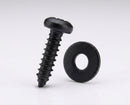 No. 12 x 30mm Box Gutter Fixing Screw & Washer Set (100pcs) — Textured Black