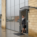 Rosy Brown Premium Wall Fixed Canopy with Clear PETG Sheet for Outdoor Protection