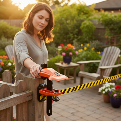 Premium Retractable Barrier Clamp Holder for Versatile Use