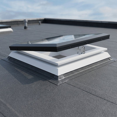 Flat Glass Manual Ventilation Rooflight 1000x1000mm