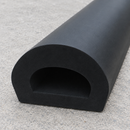 Black D-Profile Impact Guard 100 x 85 x 2500mm