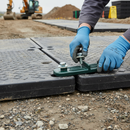 Rosy Brown Premium 2-Way Connectors with Washers & Bolts for Secure Mat Connection