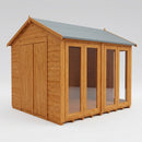 Modular Apex Summerhouse with Full Pane Windows (view 2)