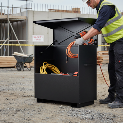 Heavy Duty Steel Storage Vault - 1215mm x 595mm x 1185mm