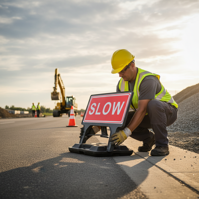 Heavy Duty 1050 x 450mm Q-Sign for Long Lasting Performance