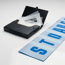 15cm plastic stencil set letters and numbers with carry case (view 2)