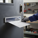 Premium Internal Draught Excluder Letterbox 12" - Adjustable Sleeve for Doors 40-80mm Thick with Water Barrier and Brush Seals