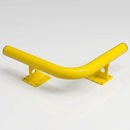 200 x 638 x 638mm raised corner collision protection bar yellow (view 2)