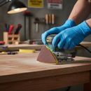 Dark Slate Gray Premium Sanding Pad Hook & Loop 93mm x 93mm 60 Grit - Pack of 5