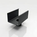 Aluminium Box Gutter Outlet 63mm Diameter 135 x 100mm — RAL 7021