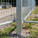 Galvanised 4" x 4" Dual Hang Post for 53" Fencing