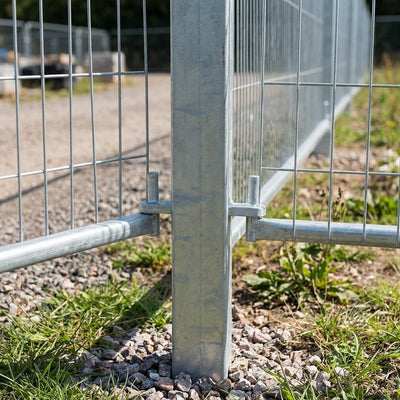 Galvanised 4" x 4" Dual Hang Post for 53" Fencing
