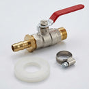½" BSP Tap Kit with Lever Tap and Brass Fittings (view 2)