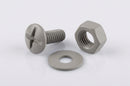 M6 Moulded Gutter Jointing Bolt, Nut & Washer Set (50 Pack) — RAL 7036