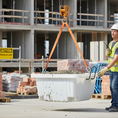 300 Litre Heavy Duty Universal Crane Lift Mortar Tub