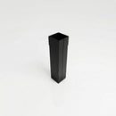 72x72mm Aluminium Gutter Outlet Spigot Extender — Textured Black