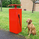 60-112L Heavy Duty Steel Dog Waste Bin with Lift Chute