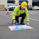 Light Slate Gray Professional Disabled Stencil Kit - Flexible Polyester for Precision