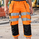 Hi-Vis Class 1/2 Stretch Pirate Trousers Holster Pockets