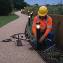 Dark Slate Gray Premium Illuminated Bollard for Public Spaces - 1000mm Height