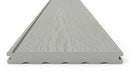 Solid Scalloped Grooved Composite Board 4.8m Light Grey (view 2)