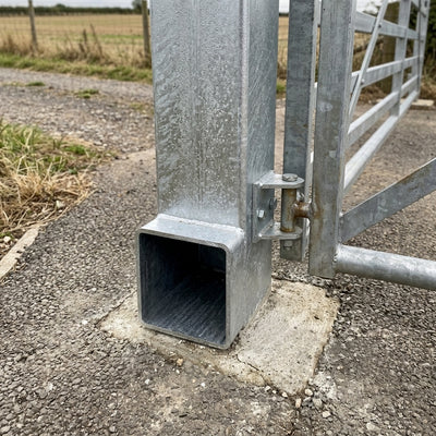 Heavy Duty Gate Post 2.45m x 3mm Galvanised Steel