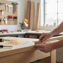 Rosy Brown Multi-Purpose PVC Angle Profile 20 x 20 x 1mm with Adhesive